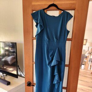 WOOSEA Women's Split Bodycon Mermaid Evening Cocktail Long Dress NWT